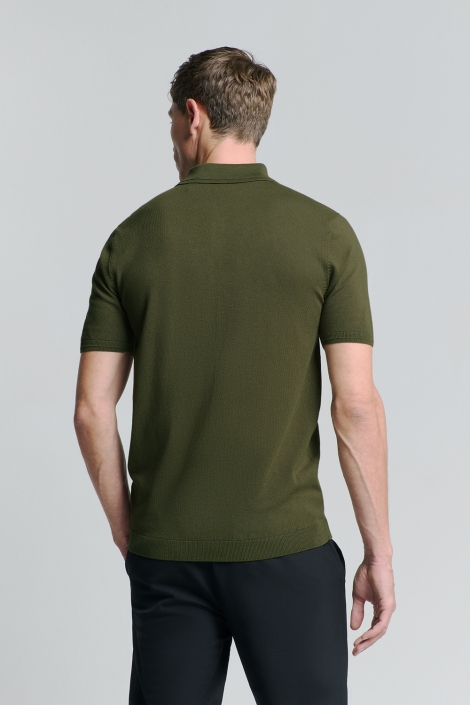 NO-EXCESS pullover short sleeve polo button s